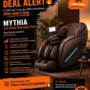 MYTHIA Full-Body Massage Chair – Zero Gravity Comfort at Home